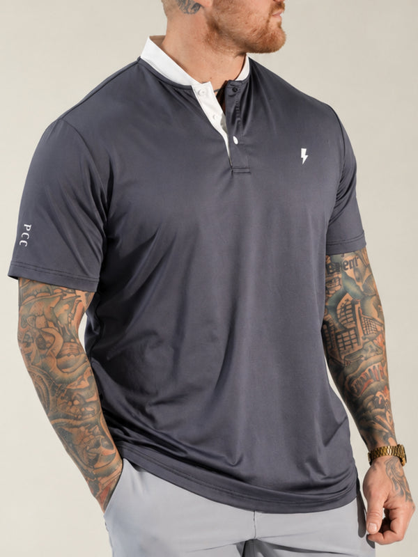 Players Two Tone Polo - Slate