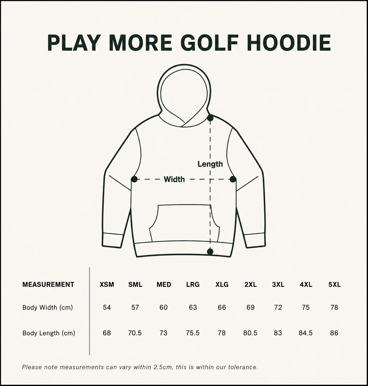 Play More Golf Hoodie (PRESALE)